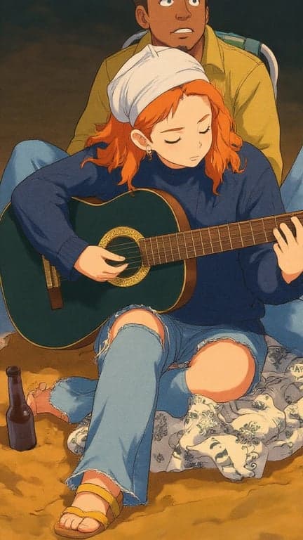 AI Ghibli style filter after transformation - studio photo with detailed Ghibli art style