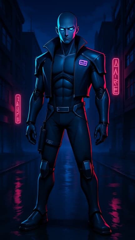 Upgrade this rough cyberpunk s...