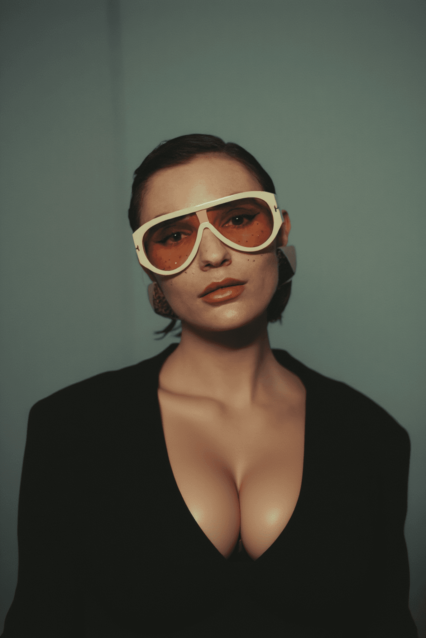 AI body enhancement filter after transformation - subtle enhancement effect applied