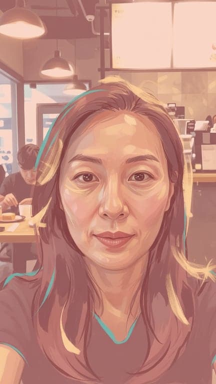 Transform the entire café self...