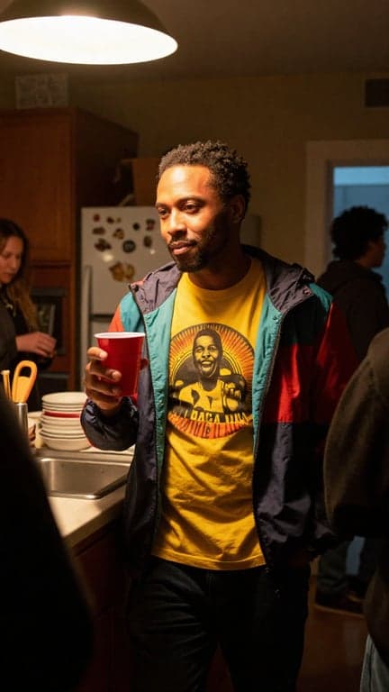 Transform this casual, clutter...