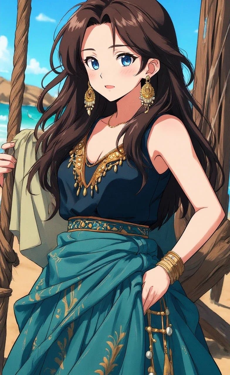 AI cartoon to realistic filter before photo - casual animated portrait before realistic conversion