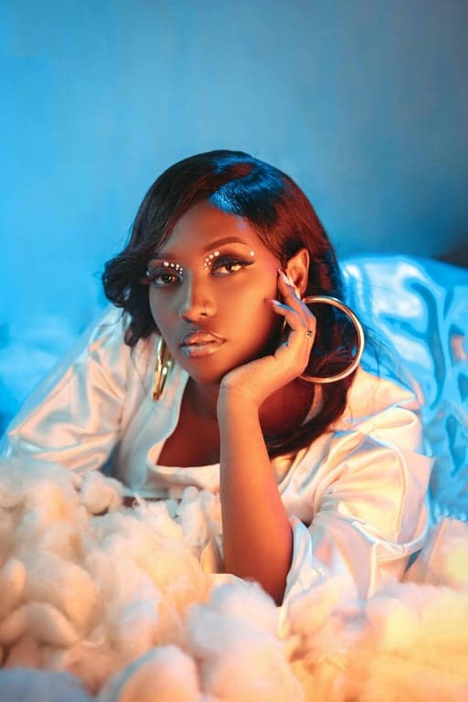 AI piercing filter before photo - casual portrait with natural look before piercings