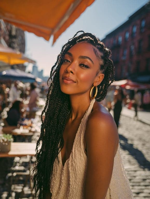 AI lingerie filter before photo - original outfit before basic bra and panties style