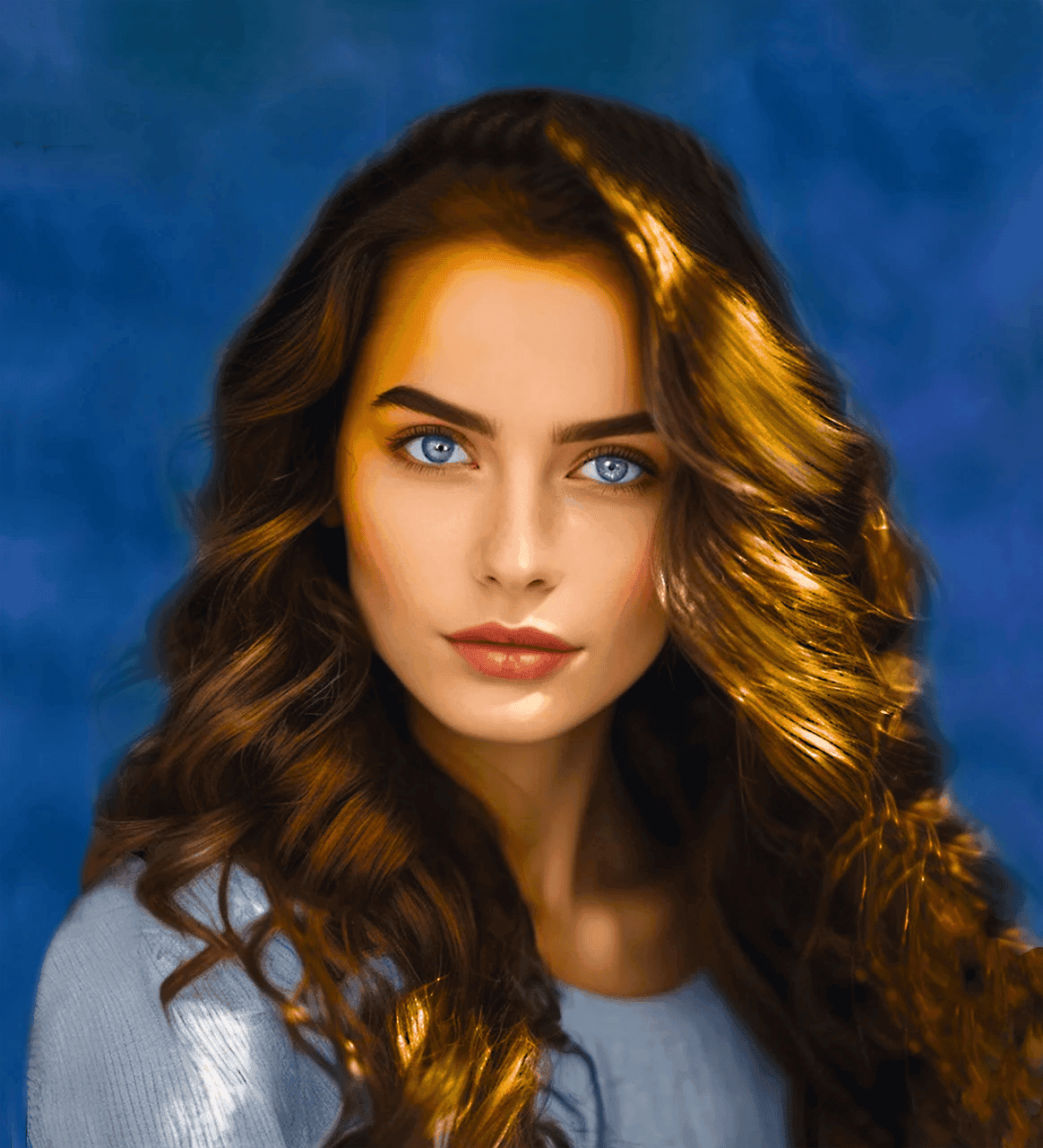 AI fantasy art filter before photo - influencer photo before mystical style filter