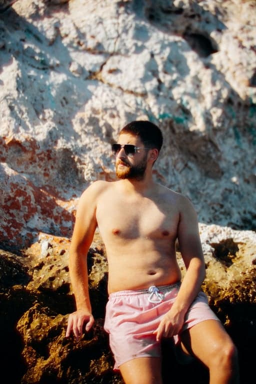 AI muscle enhancement filter before photo - everyday muscle boost original body look