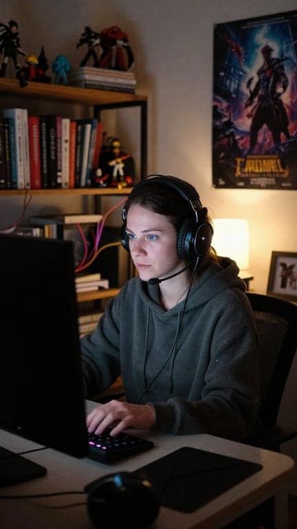 Transform her into a stylized ...