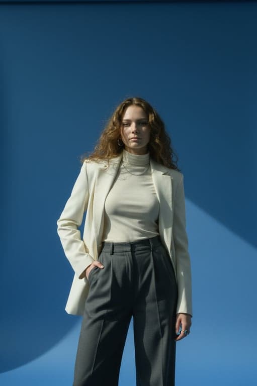 a high-quality AI-generated full-body woman image suitable for editorial, fashion, or profile usage, emphasizing realism, clean structure, and professional presentation