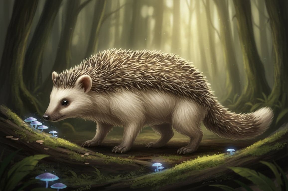 a natural-looking animal hybrid concept inspired by wildlife illustration, emphasizing organic structure, biological plausibility, and smooth visual transitions
