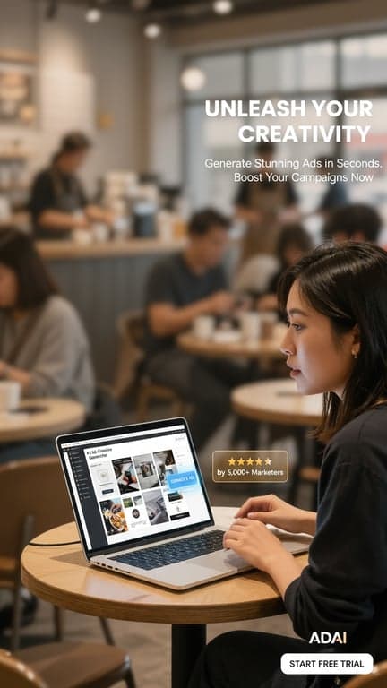 Rework this candid café photo ...