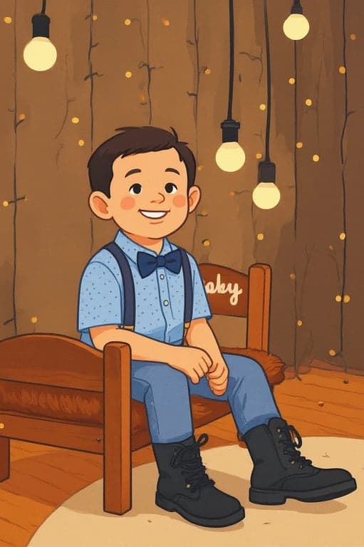 AI photo to cartoon style after pic - cartoon style of boy portrait