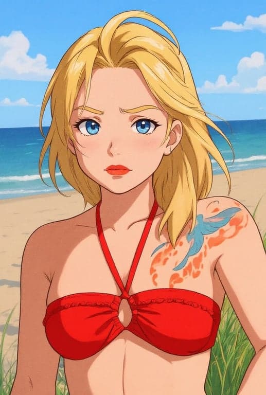 AI Ghibli style filter after transformation - selfie turned into Studio Ghibli-inspired artwork