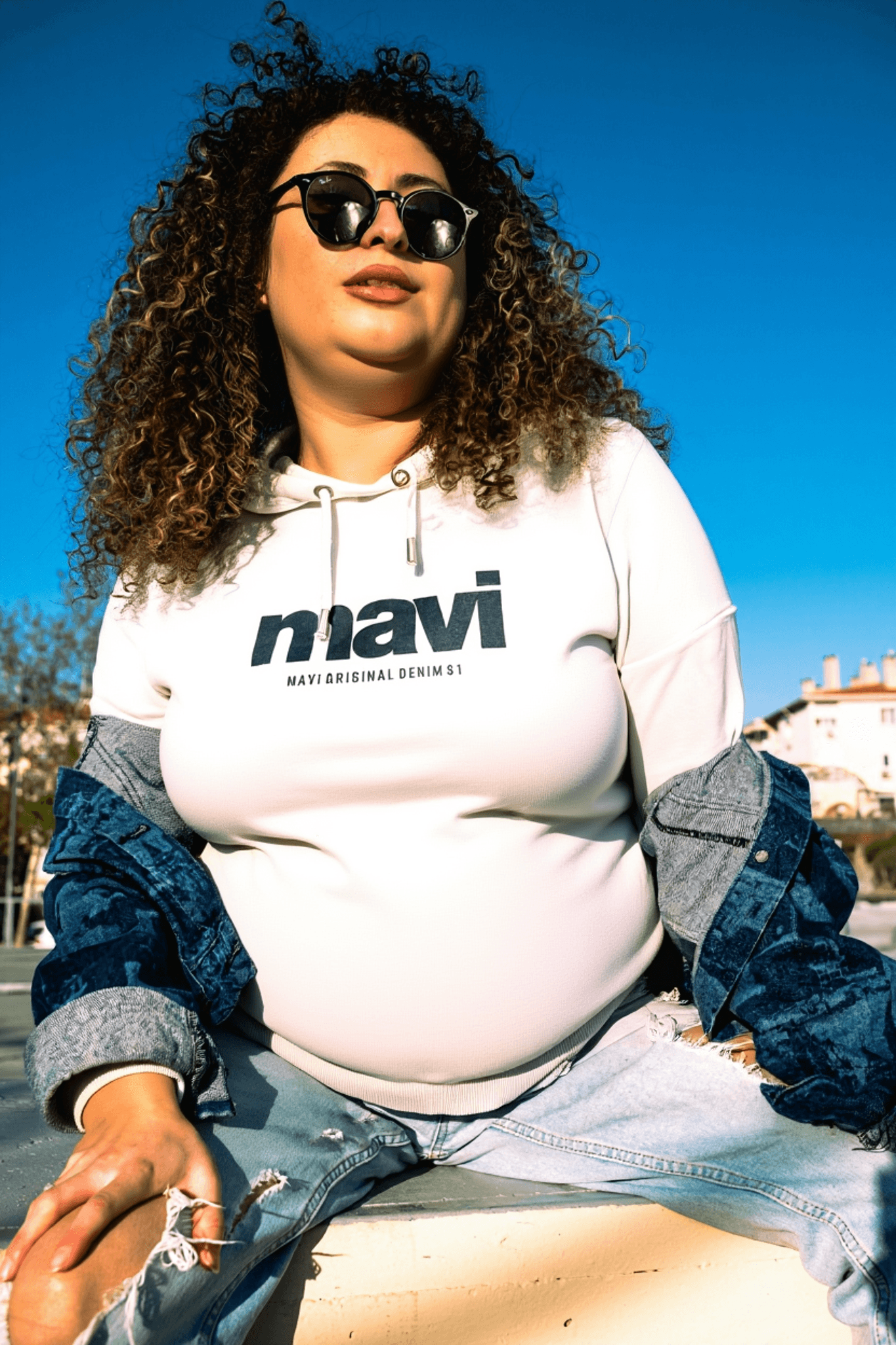 AI fat filter after transformation - image with virtual weight gain effect applied