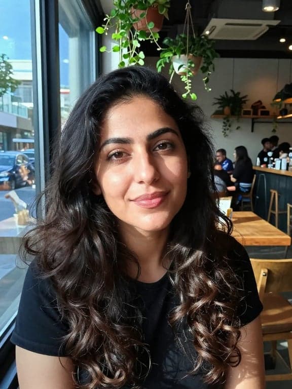 Apply a subtle ash-grey balaya...