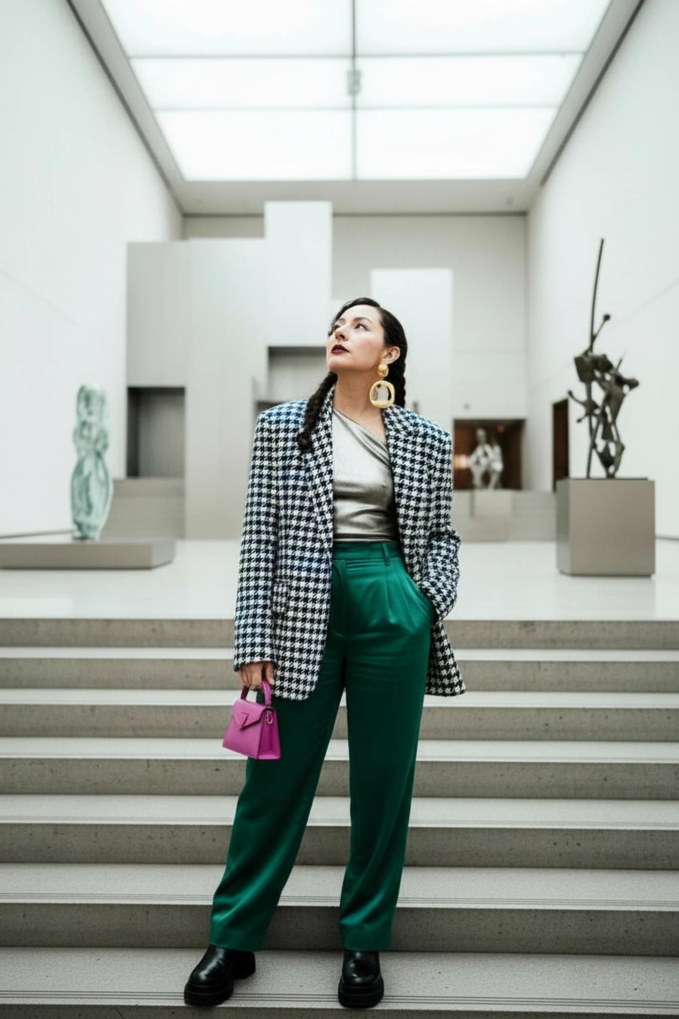 Fashion Week Outfits filter after transformation - portrait styled in fashion week social media fashion look