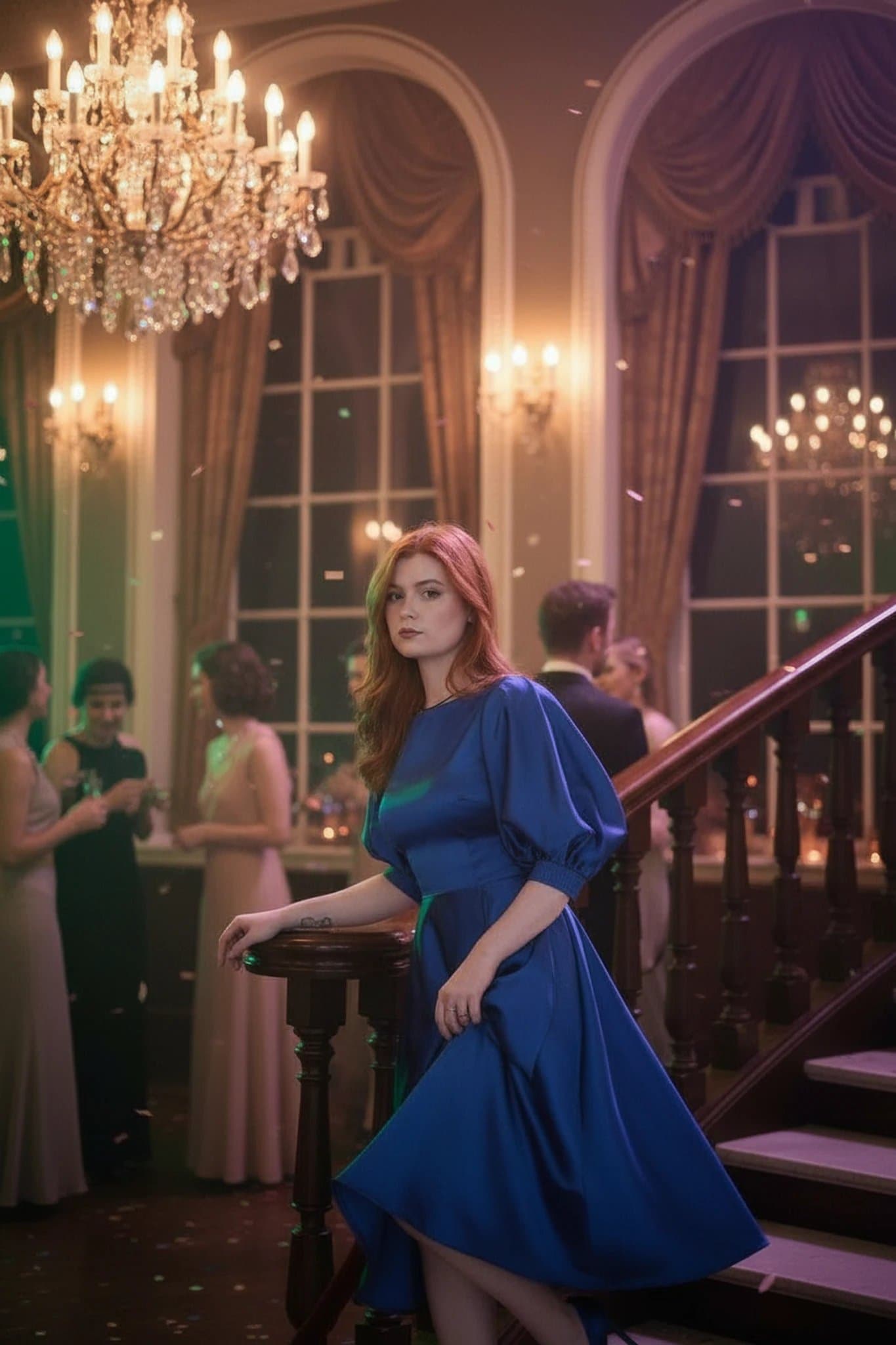 80s Party Outfits filter after transformation - portrait styled in iconic 1980s party fashion