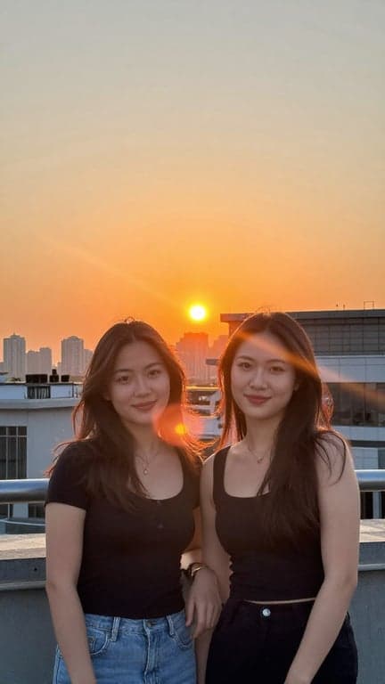 Transform this vibrant rooftop...