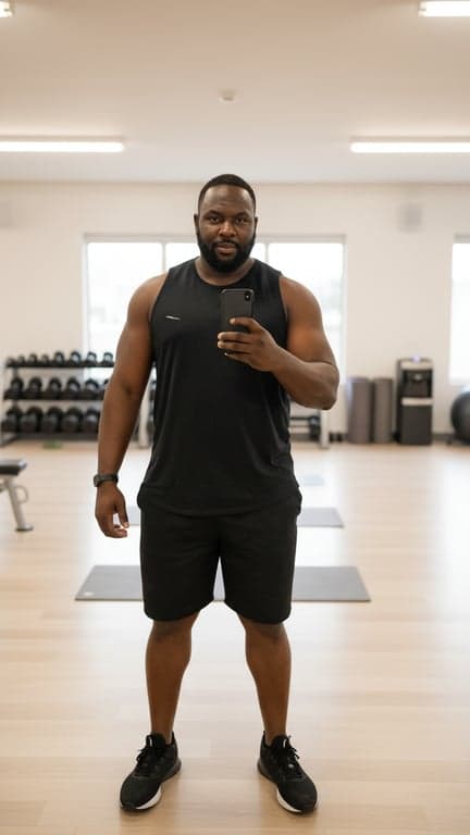 Rework this awkward gym mirror...