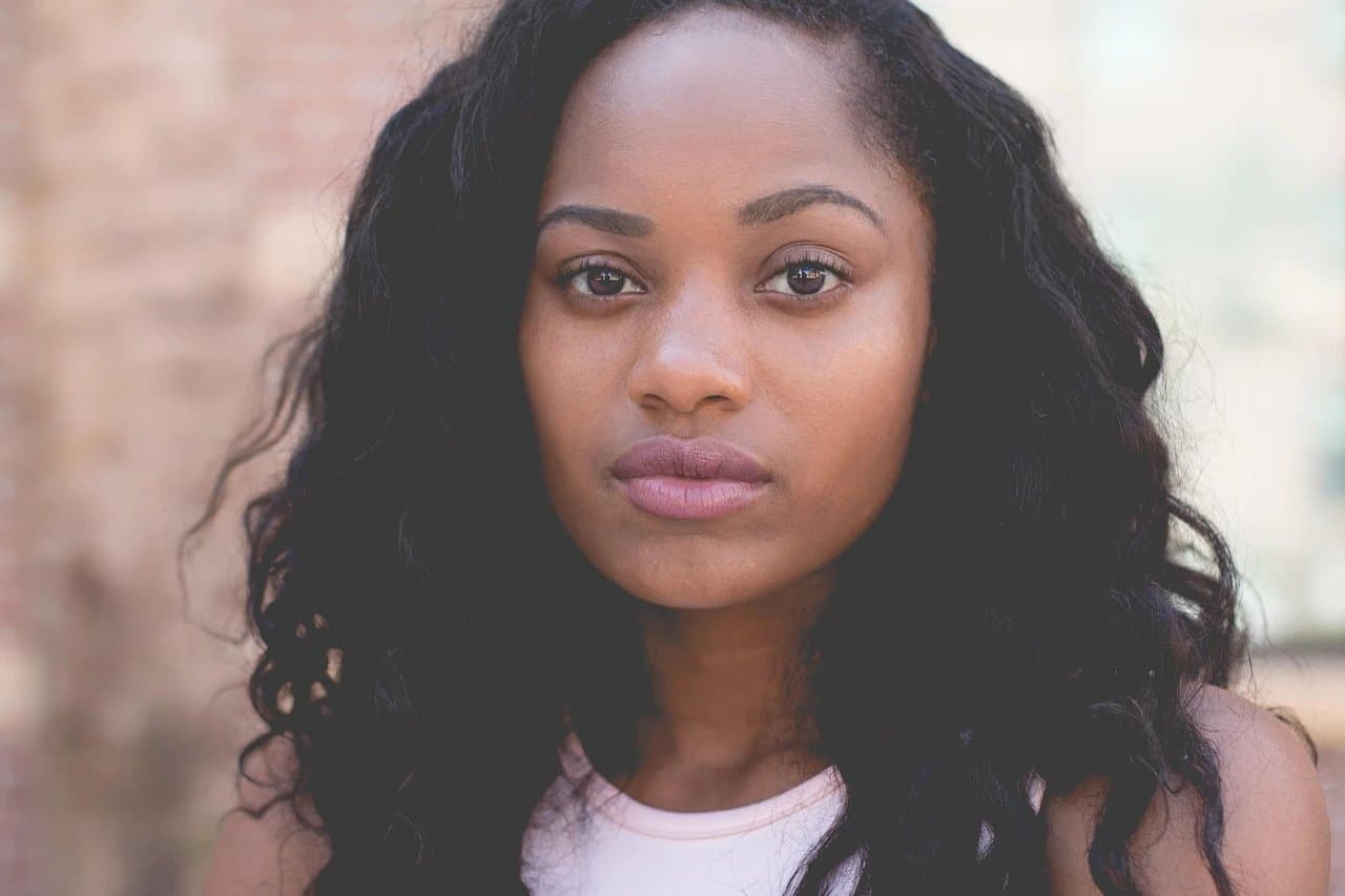 AI baby filter before photo - portrait with adult facial features before baby transformation