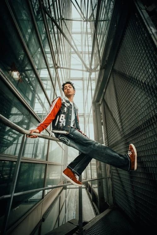 Dreamcore filter before photo - neutral portrait before transformation