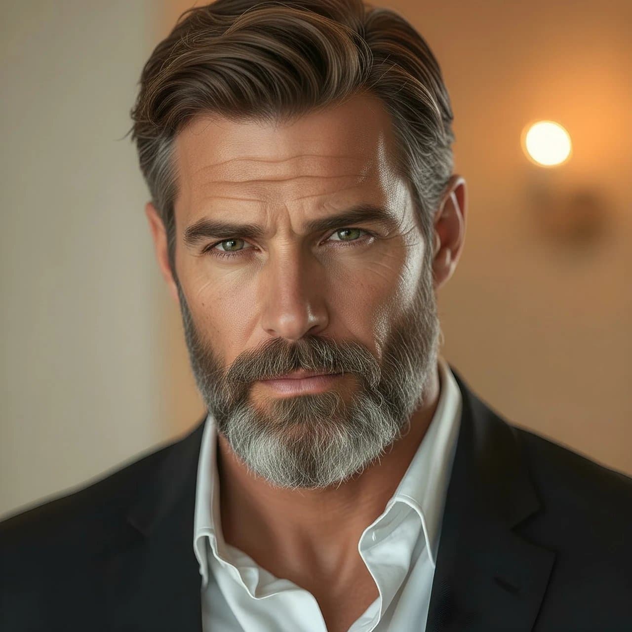 AI old filter after transformation - selfie showing realistic old age appearance