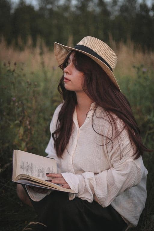 a portrait of a person illustrated with classic instant film qualities, emphasizing softness, calm mood, and nostalgic tone