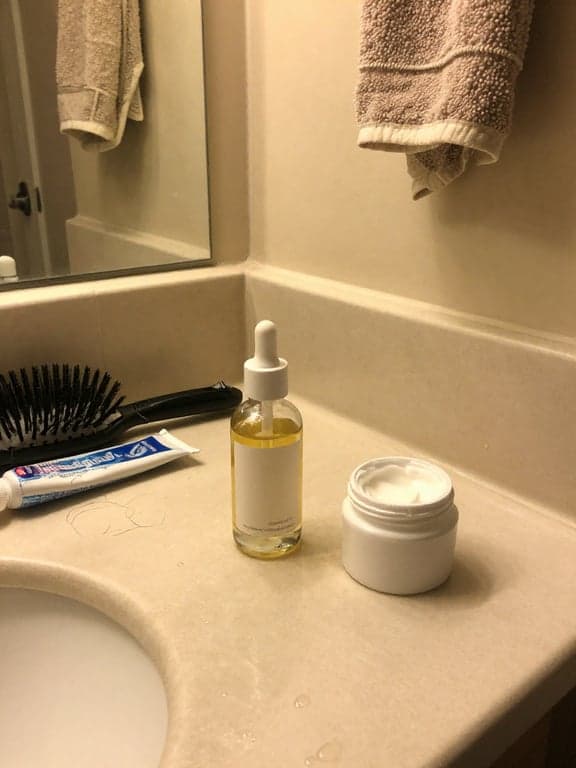 Transform this casual bathroom...