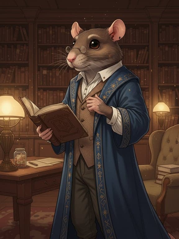 Transform this real rat snapsh...