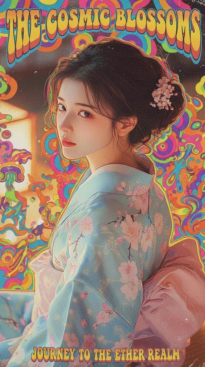 AI album cover maker after transformation - influencer photo stylized as modern music cover