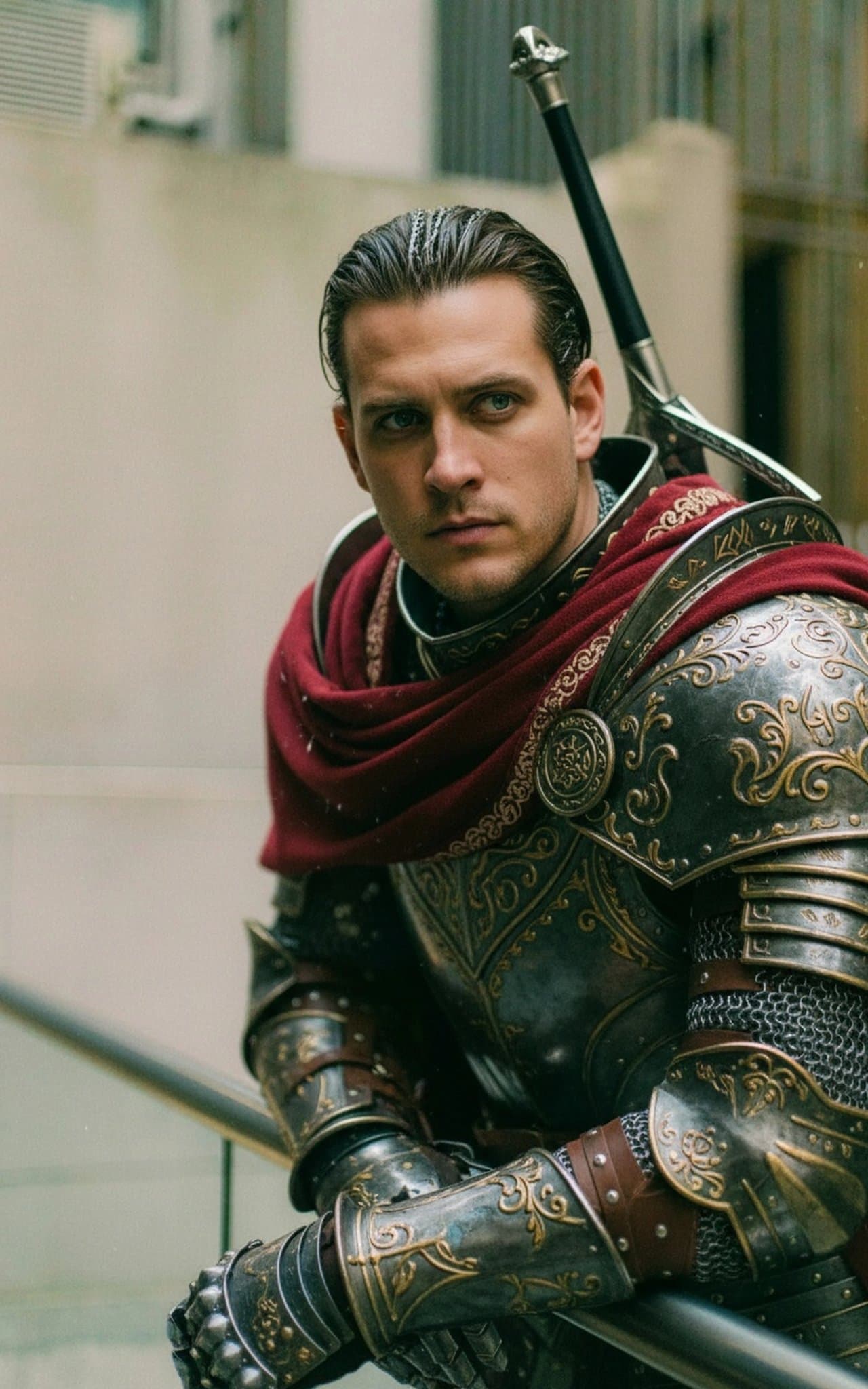 AI fantasy art filter after transformation - outdoor photo turned into dreamlike fantasy painting