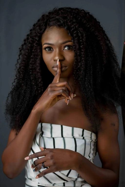 A customer service clipart set: a person helping another at a counter, a person on a support call.