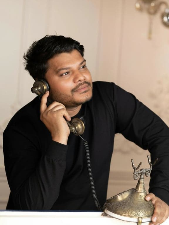 a portrait of a man with eye bag removal for a youthful revival, brightening the under-eye area and enhancing overall skin vitality