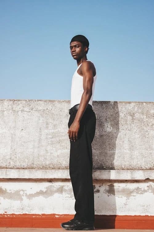 Vogue Cover filter before photo - casual portrait before transformation