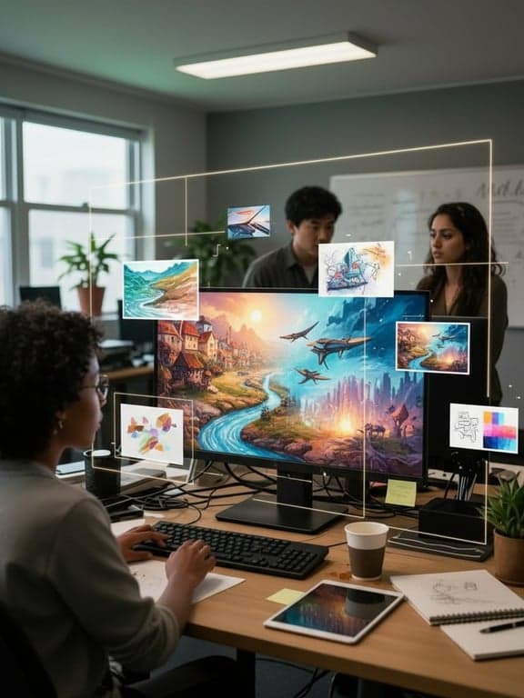 Transform this entire scene in...