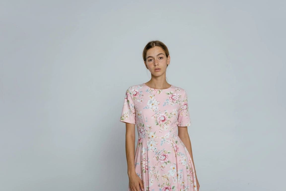 AI dress filter after transformation - portrait in AI wedding dress style