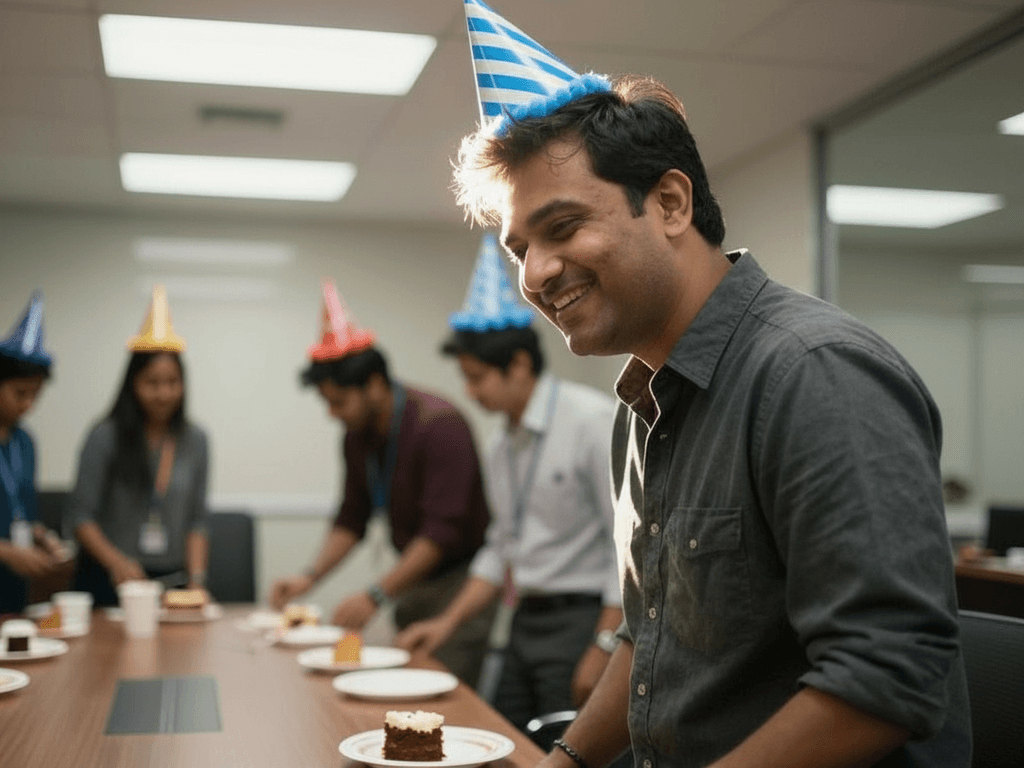 Add a birthday party hat to th...