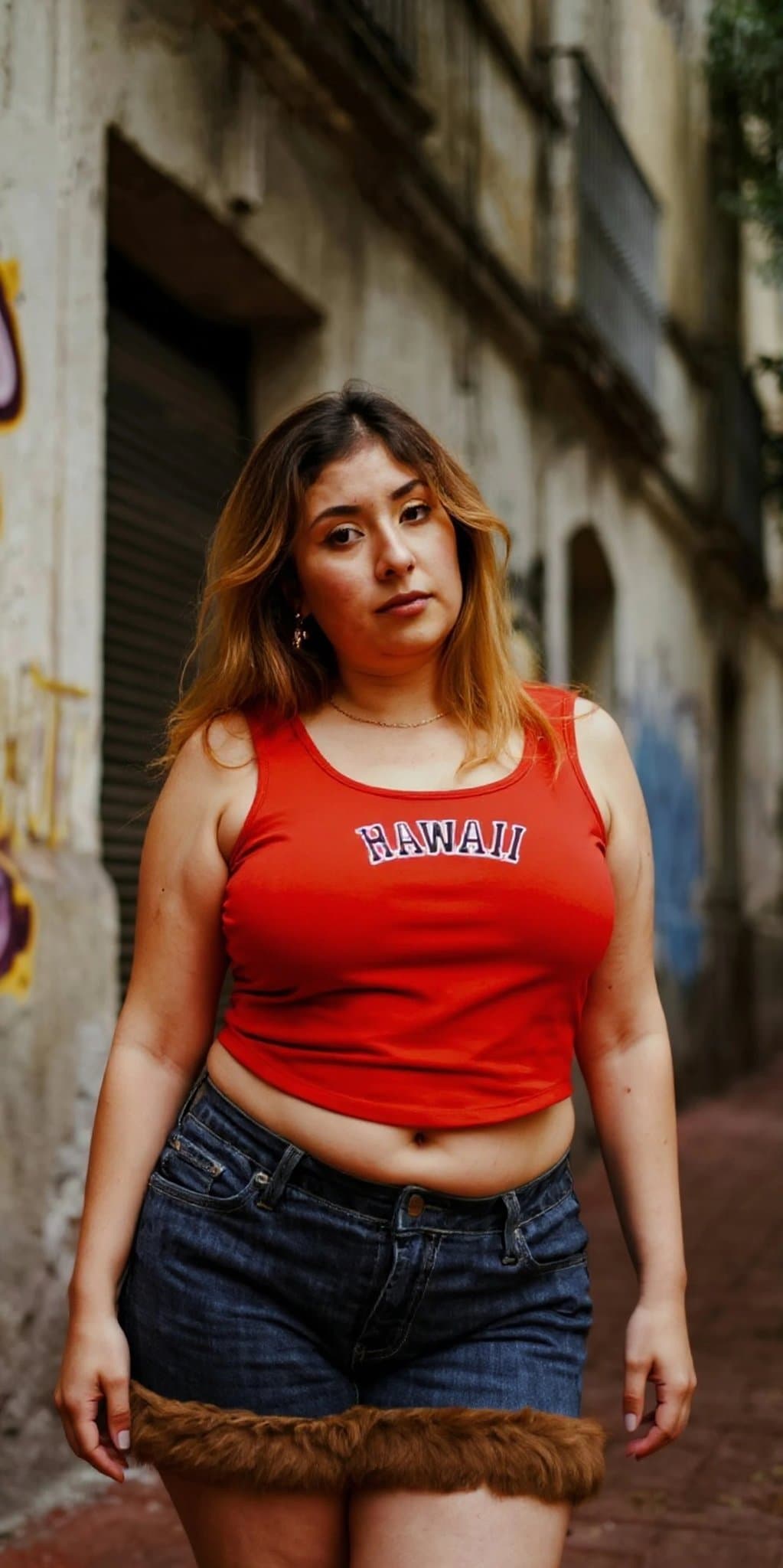 AI height increase filter before photo - group photo before AI height adjustment