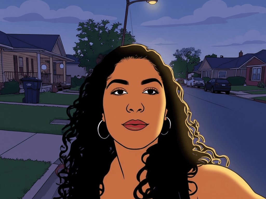 Convert this selfie into a cle...