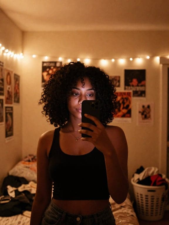 Transform this low-light bedro...