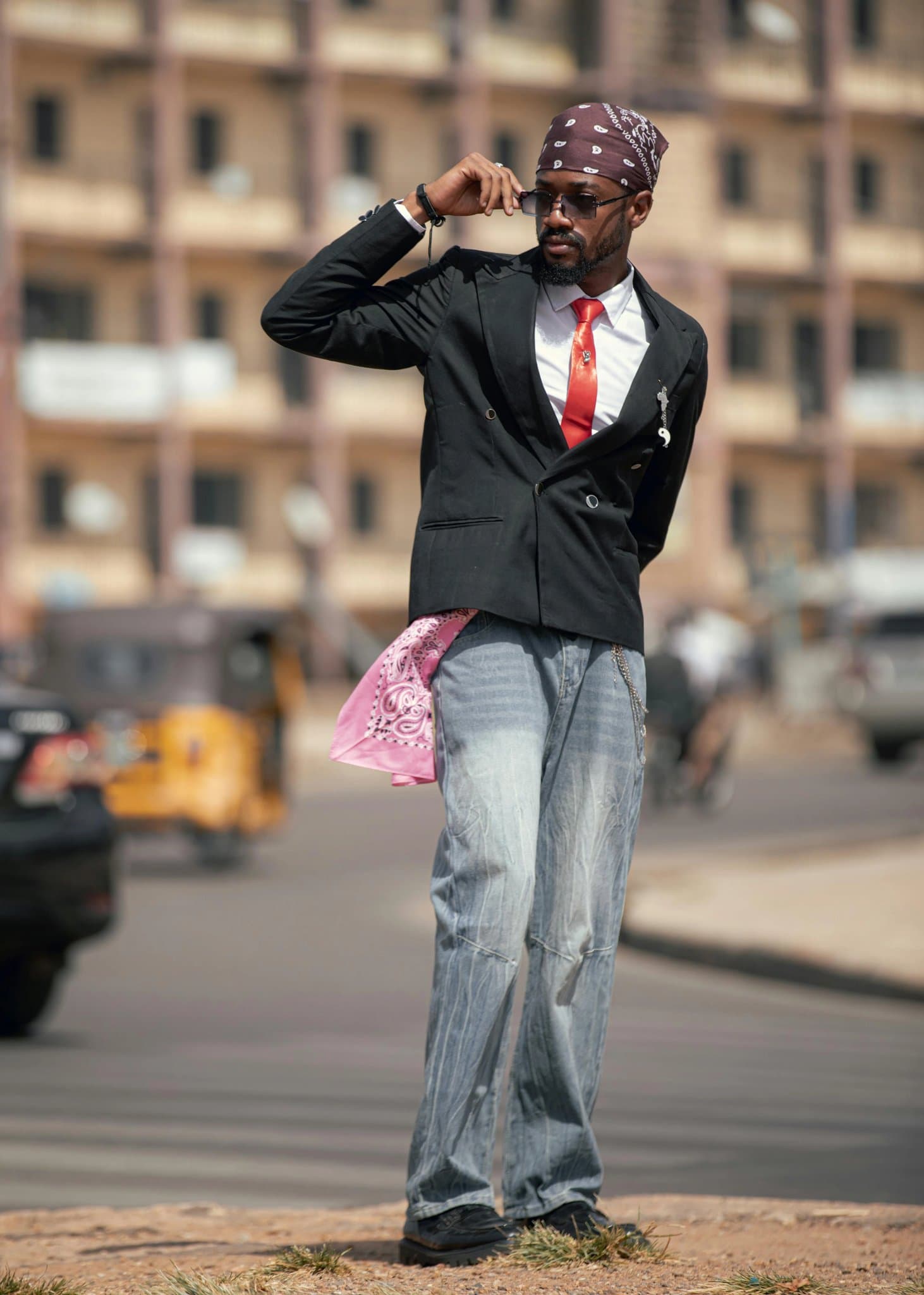 Tea Party Outfits filter before photo - portrait in graphic tee with simple indoor background