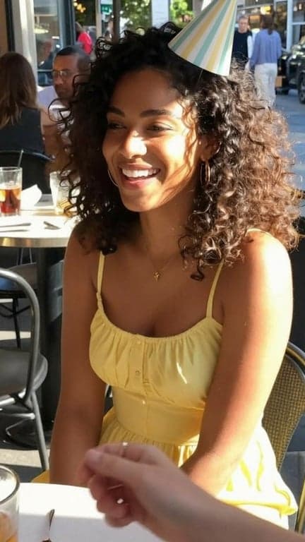 Add a realistic cone-shaped bi...