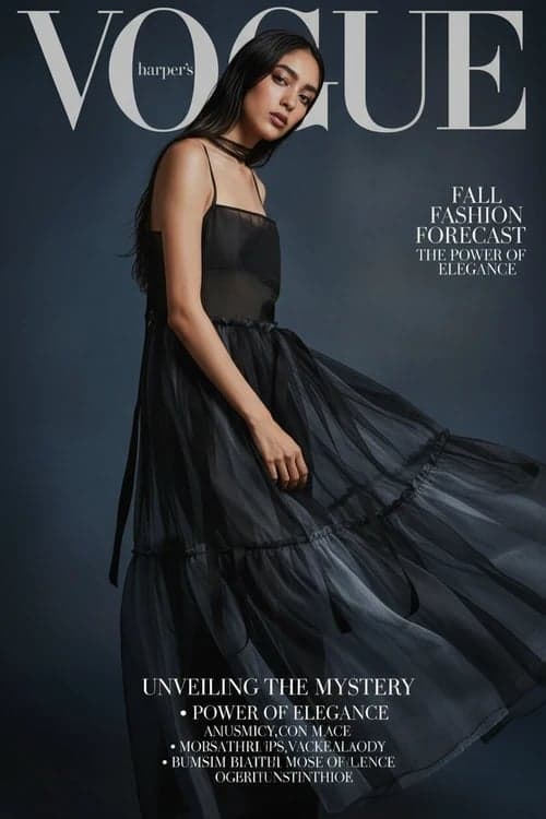 Vogue Cover filter after transformation - portrait styled for Vogue cover editorial