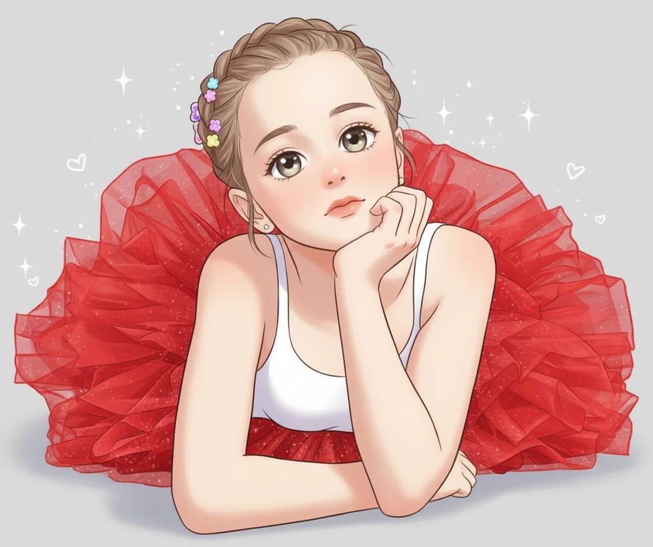 AI chibi maker after transformation - full body photo in anime chibi art style