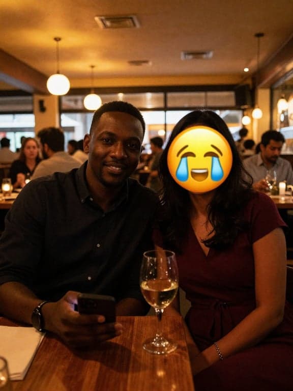 Remove the large emoji sticker...