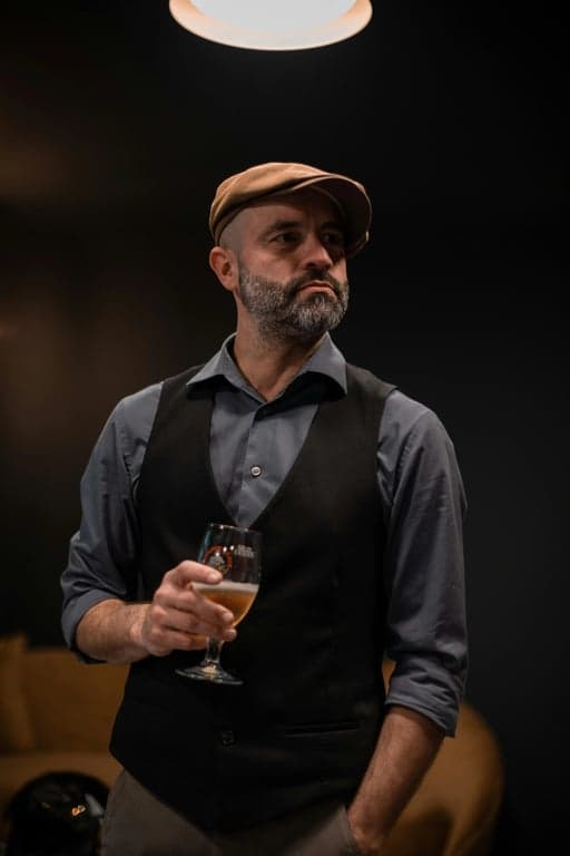 a portrait of a person transformed into a bold American art style featuring confident frontal composition, clear structure, culturally recognizable color usage, and unmistakable American visual character