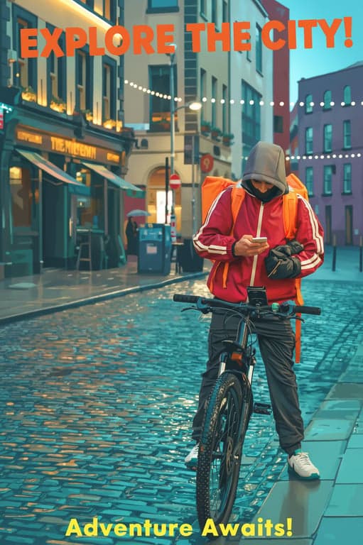 A travel photo edited in the style of 1960s tourism advertisements, with bright, optimistic colors, a clear blue sky, and a slight vignette to draw focus.