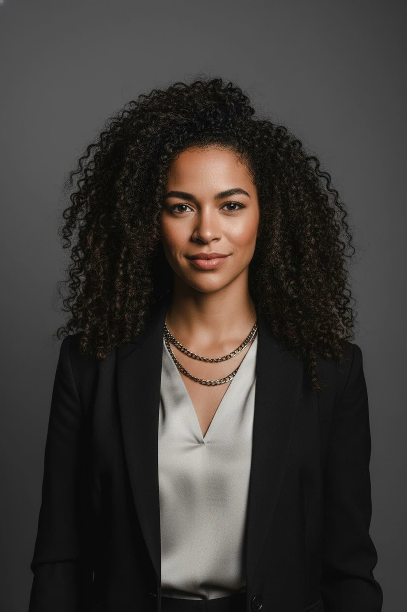 AI portrait generator after transformation - profile portrait enhanced with realistic AI details