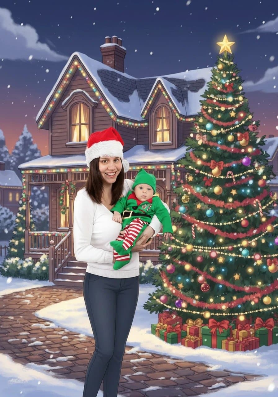 AI anime backgrounds after transformation - casual portrait reimagined with fantasy anime world