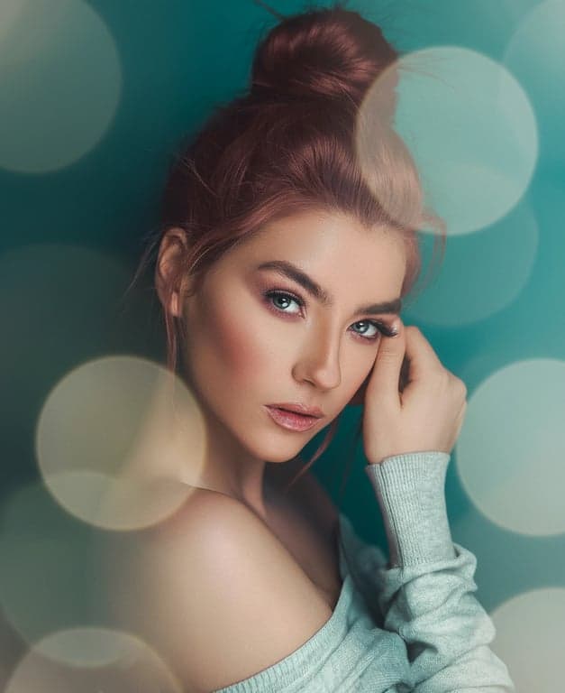 a portrait of a person as if shot on medium format film, with exceptional detail, shallow depth of field, and a three-dimensional quality