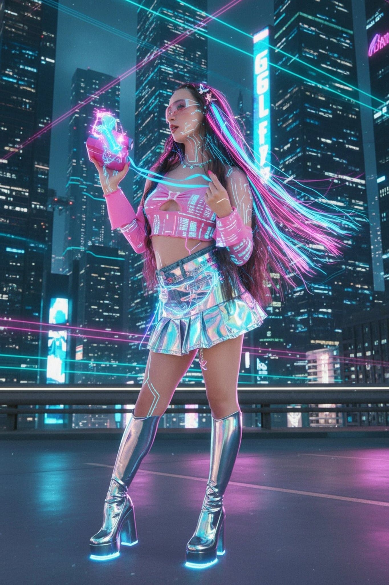 AI filter after transformation - image stylized with creative tones and filters